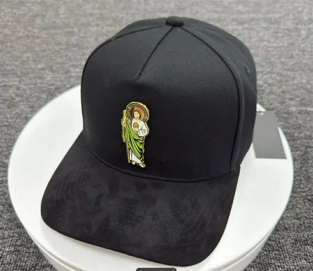 Gorra San Judas Premium con Pin Metálico | Visera Gamuza | Oaxaca Caps™